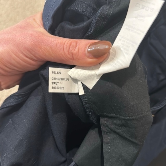 G/FORE Men's Dress Pants Navy Blue Flat Front Zip Size 34W 32L Golf Trousers - Picture 4 of 4